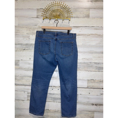 Goodfellow Athletic Jeans Men 38x30 Blue True Temp 365 All Season EUC4