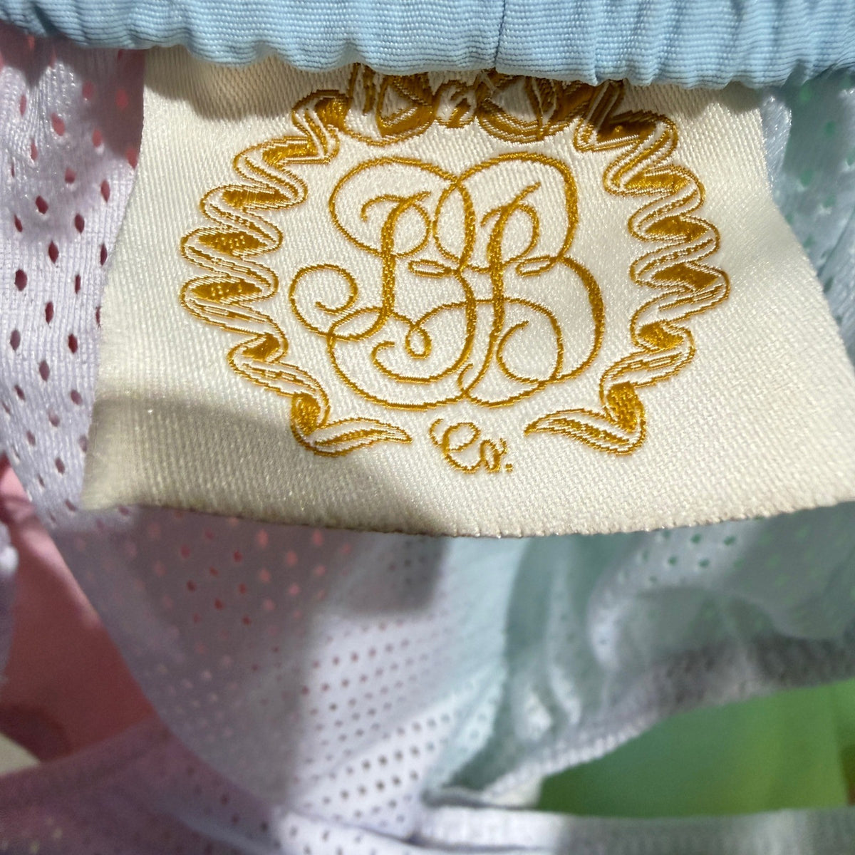 The Beaufort Bonnet Company Swim Trunks Boys 4T Pastel Colorblock Preppy EUC4