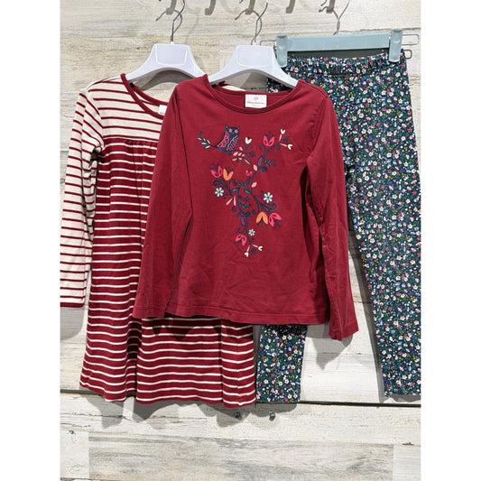 Hanna Andersson Polo Ralph Lauren Girls 6/6X Floral Striped Lot0