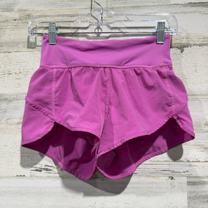 Balera Layered Dance Shorts Women XSA Pink Polyester Spandex Contemporary EUC0