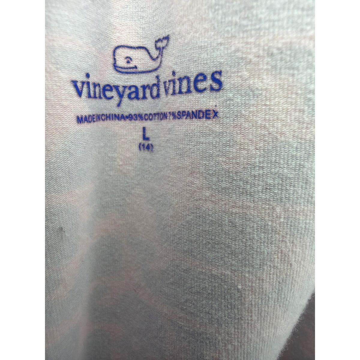Vineyard Vines Dress Girls 14 Pink Blue Whale Print Preppy EUC3