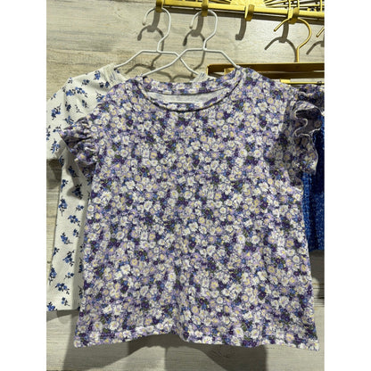 Gap Zara Cat & Jack Girls Size 6 Floral Shorts T-Shirt Bundle EUC1