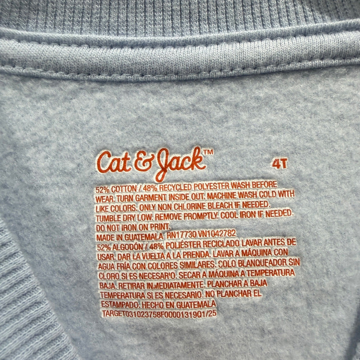 Cat & Jack OshKosh Sweatshirt Jeans Bundle Girls 4T Pink Blue Denim Casual4