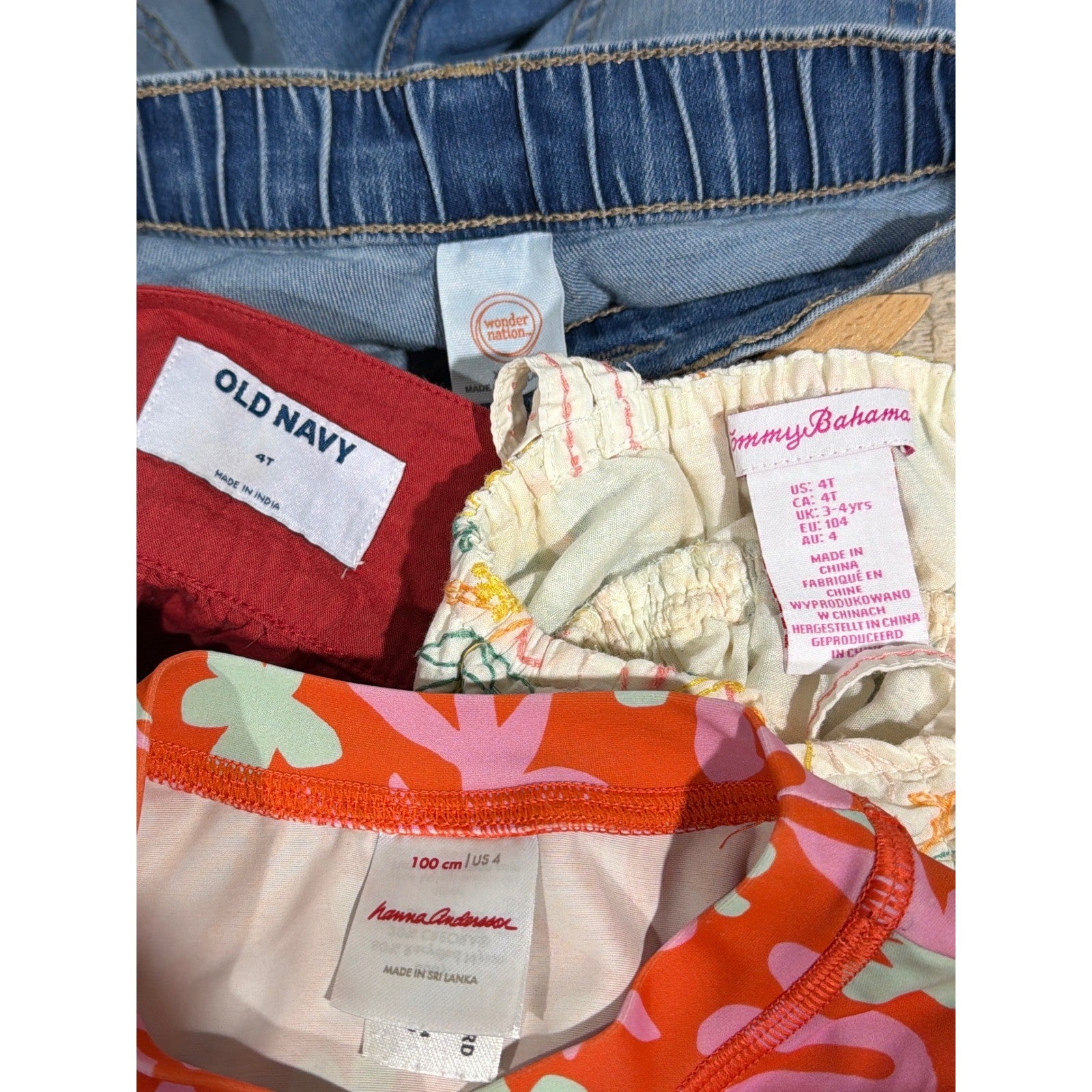 Hanna Andersson Tommy Bahama Girls 4 Multicolor Summer Bundle Coastal8