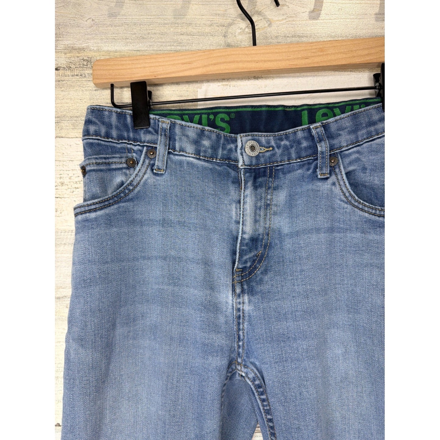 Levi's 511 Jeans Boys 18 Regular 29x31 Blue Adjustable Waist Denim EUC1
