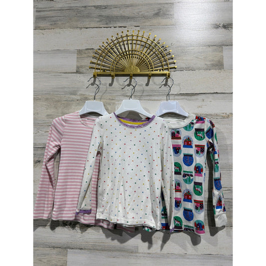 Hanna Andersson Boden Abercrombie Kids Girls 5 Pink White Stars Stripes GUC0