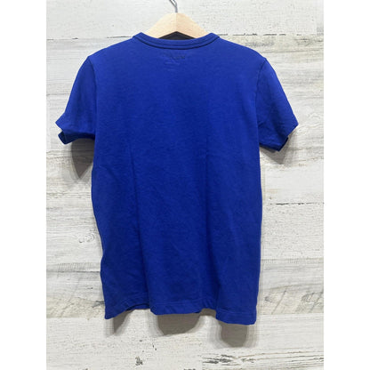 Crewcuts Graphic Tee Boys Small 6/7 Blue Gear Sprocket EUC1