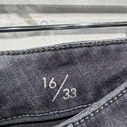 Liverpool The Skinny Jeans Women 16 Black Cotton Blend Faded Denim Casual2