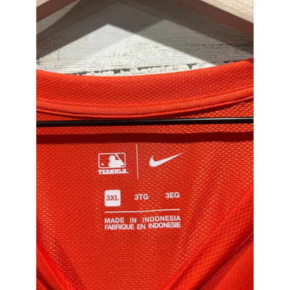 Nike MLB Houston Astros Shirt Men 3XL Orange Performance Tee Sportswear EUC1