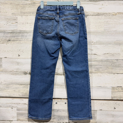 Old Navy Built-In Tough Straight Jeans Boys 10 Plus Blue Denim Stretch2