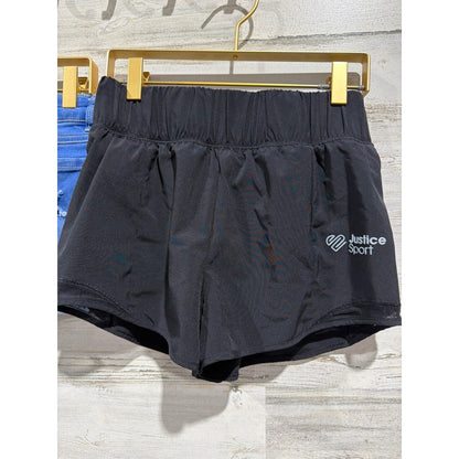 Beautees Justice Shorts Bundle Girls 12/14 Blue Black Distressed Active GUC*4