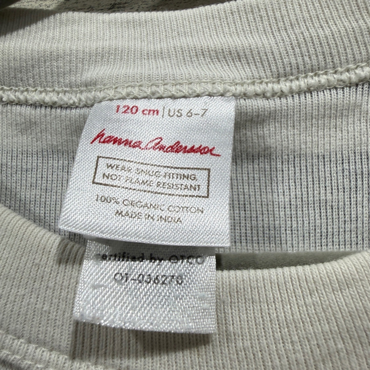 Hanna Andersson Pajama Set Kids 6-7 White Race Car Stripes Shortie GUC*2