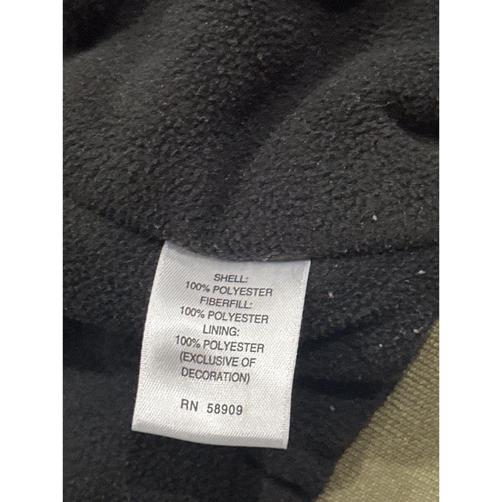 First Wave Hooded Bomber Jacket Boys 4/5 Olive Green Full Zip3