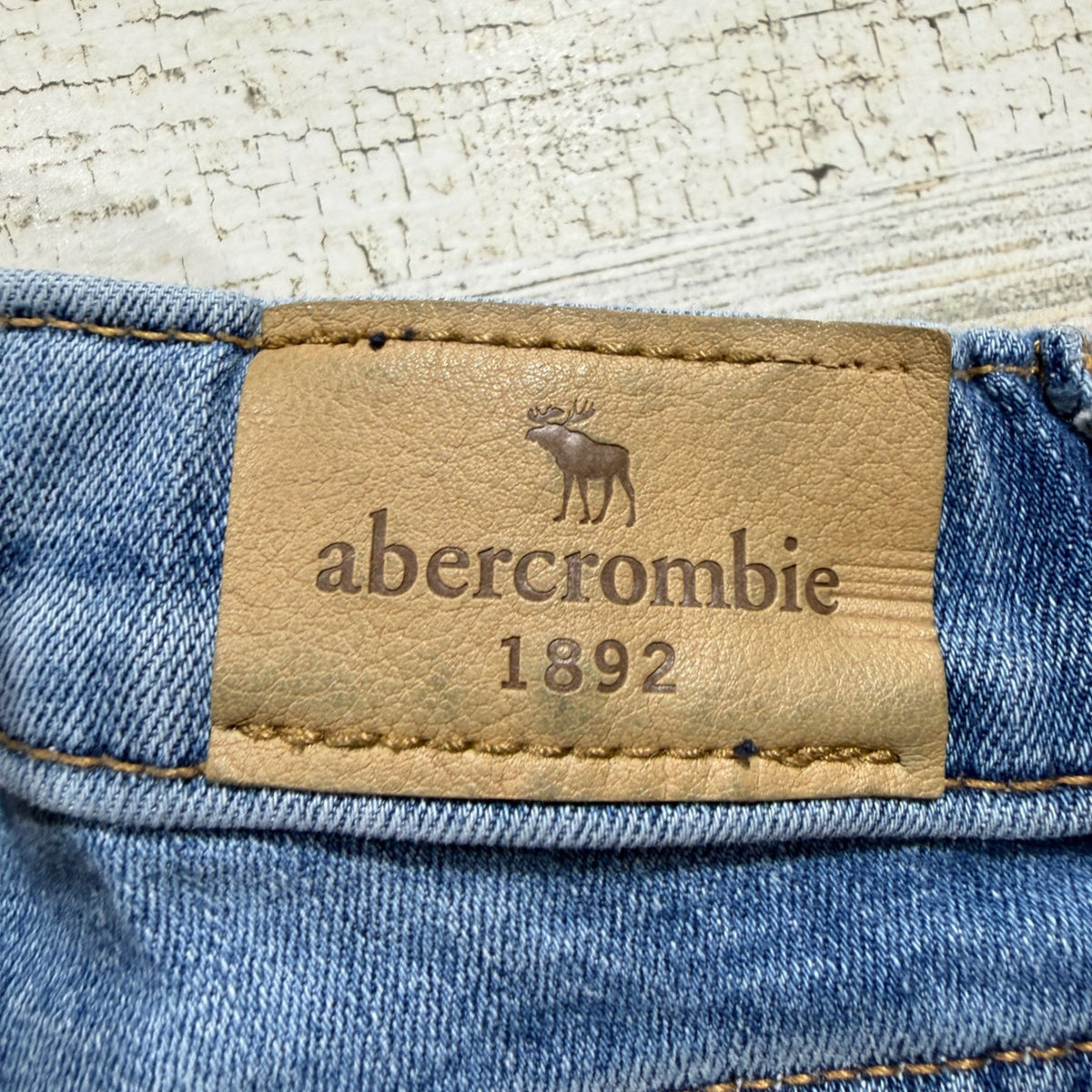 Abercrombie High-Rise Super Skinny Jeans Girls 9/10 Blue Cotton Blend Modern4