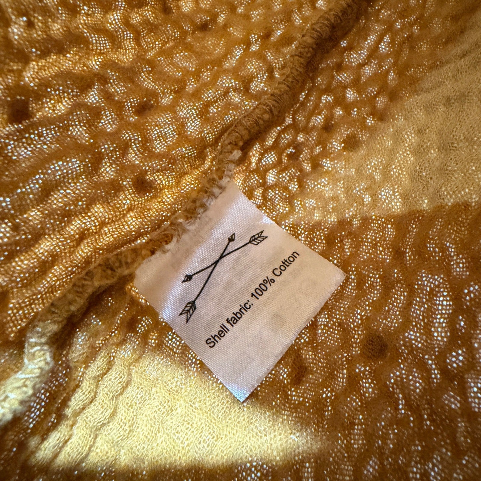 Rylee + Cru Dress Girls 2-3Y Mustard Star Gauze Ruffle Boho EUC5
