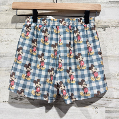 Home Team Kids Mickey Mouse Swim Shorts Boys 8-9T Blue Gingham New3