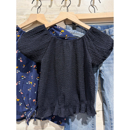 Carter's H&M Old Navy Tops Jeans Bundle Girls 8 Flare Boho EUC1