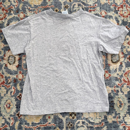 Harley Davidson Graphic Tee Kids Youth Medium Gray Logo Americana EUC4