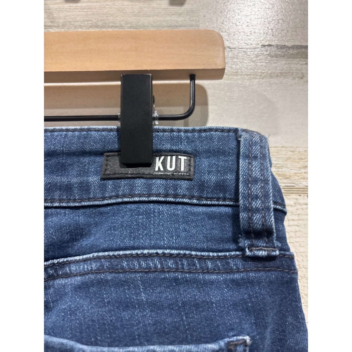Kut from the Kloth Bootcut Jeans Women 6 Blue Stretch Denim Classic4