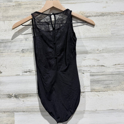 Bloch Mirella Lace Back Leotard Women's P (Petite) 6 Black Nylon Spandex Ballet2