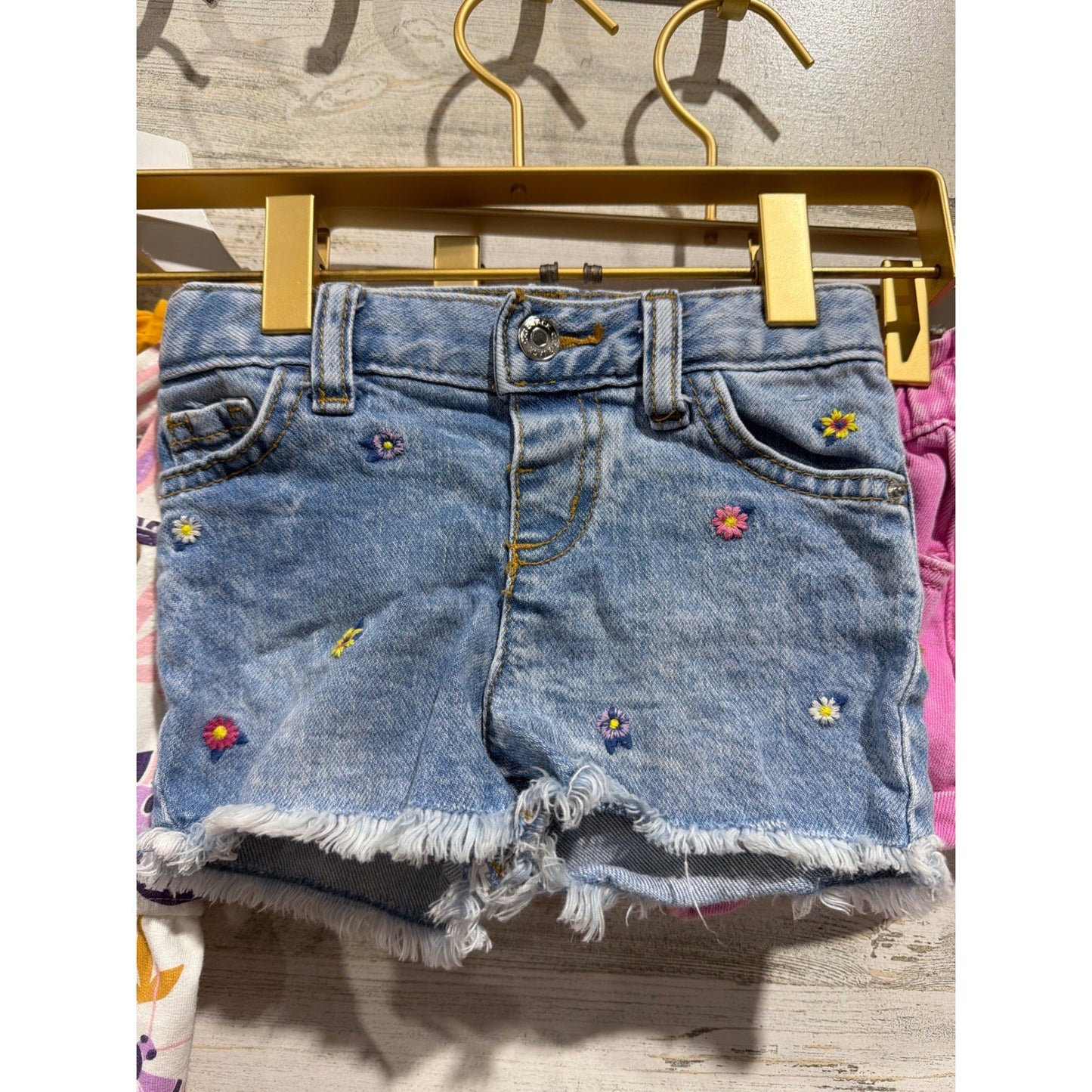 Tea Pekkle Carters Cat&Jack Girls 18-24M Summer Bundle Romper Shorts EUC3