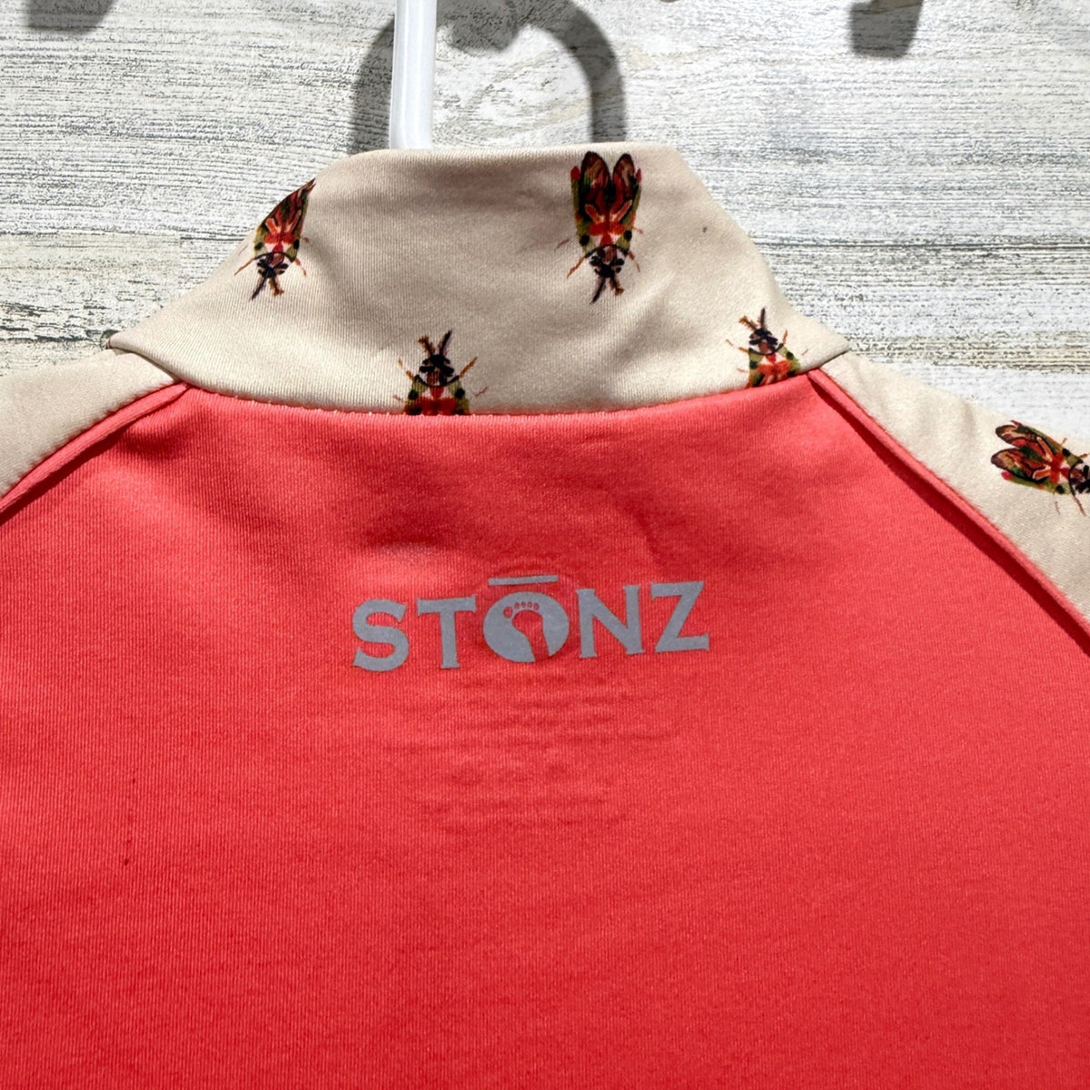 Stonz Sun Suit Baby 12-18M Coral Bug Print UPF 50+ Rash Guard Swim NWT4