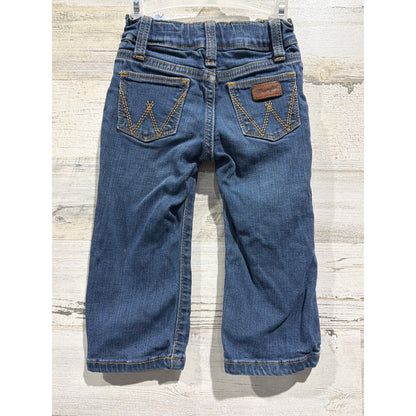Wrangler Jeans Boys 18M Blue Denim Straight Leg Western GUC1