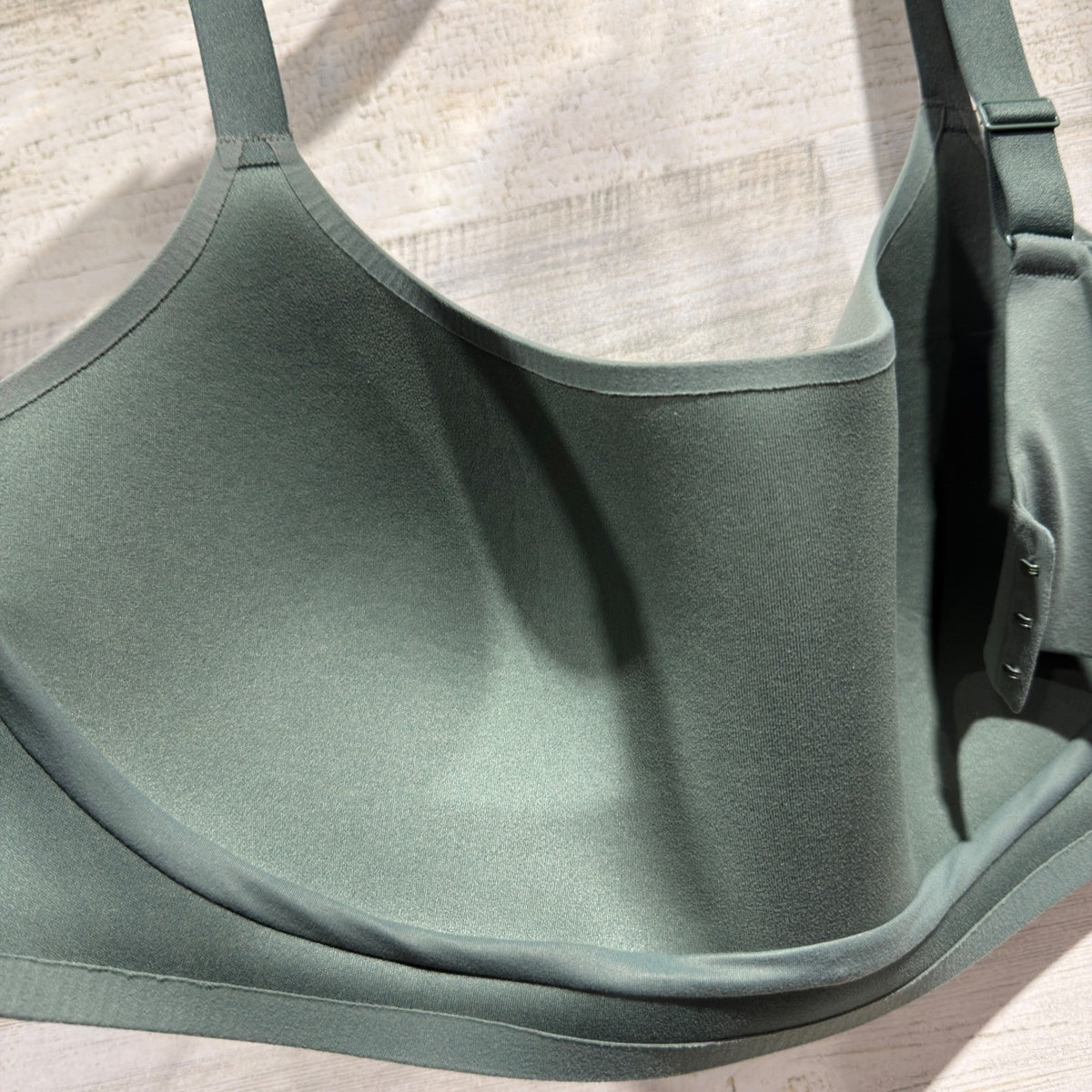 Aerie Smoothez Bra Women LG DD Green Nylon Elastane Modern EUC8