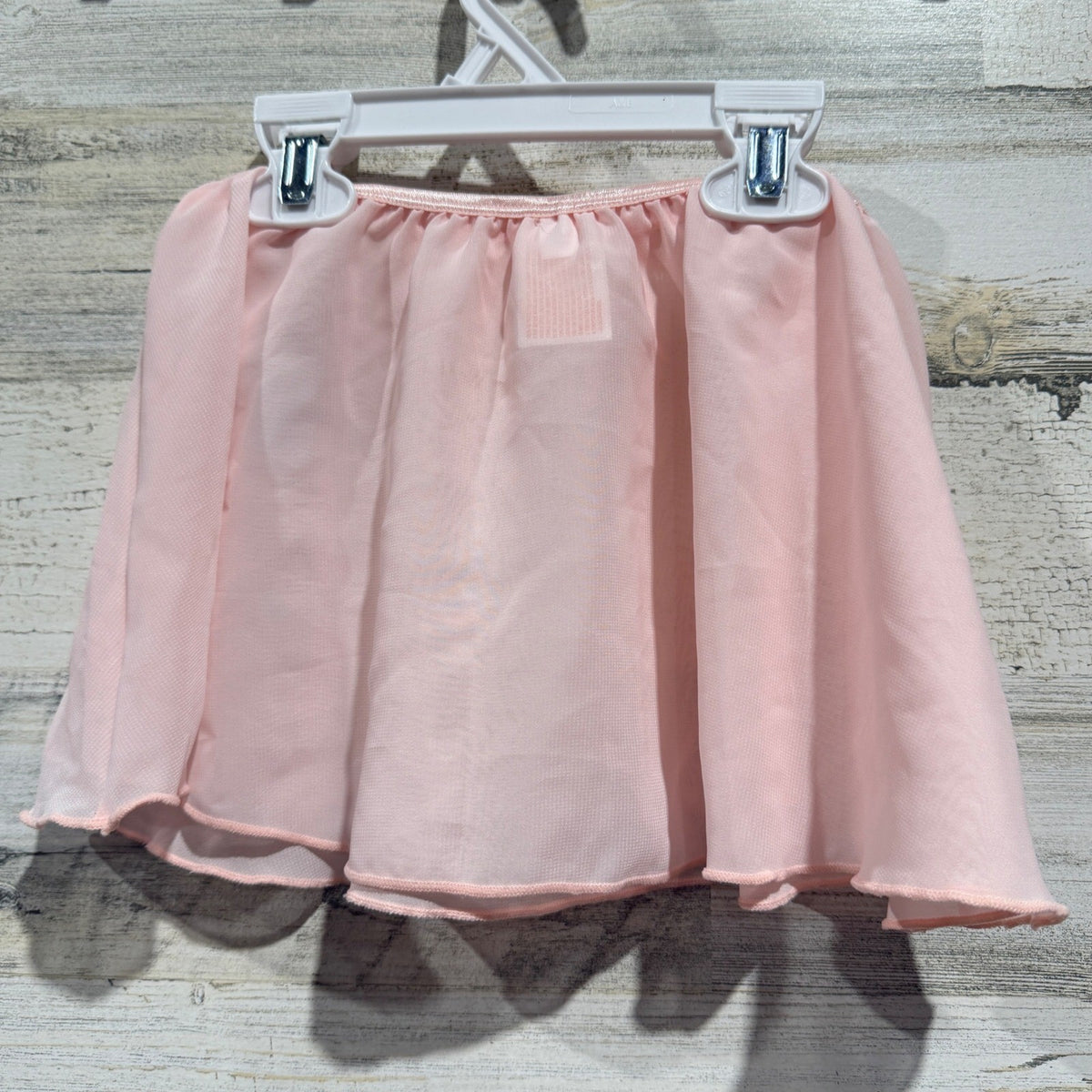 Cat & Jack Ballet Skirt Girls S 6/7 Pink Mesh Bow Detail Balletcore NWT3