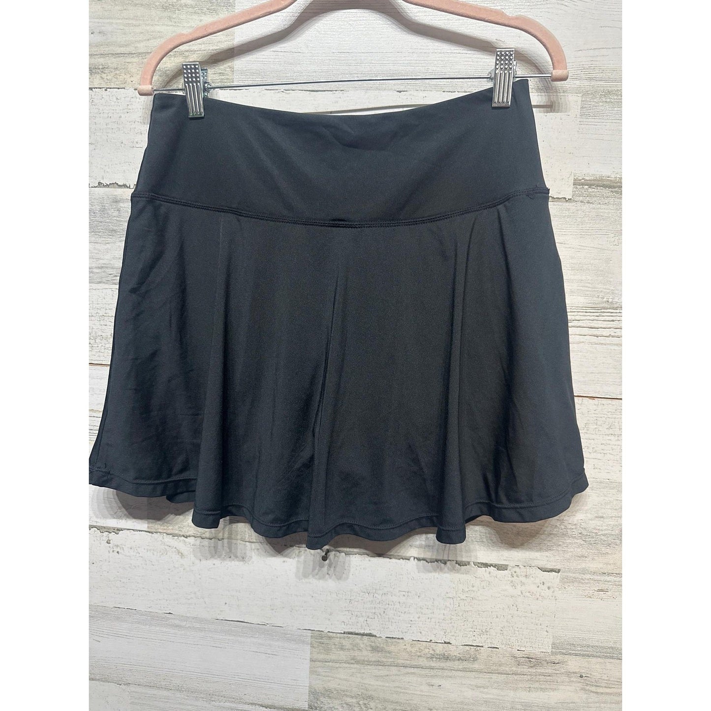 Baleaf Athletic Skirt Women Large Black Active Tennis Golf EUC1