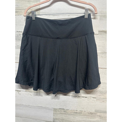 Baleaf Athletic Skirt Women Large Black Active Tennis Golf EUC1