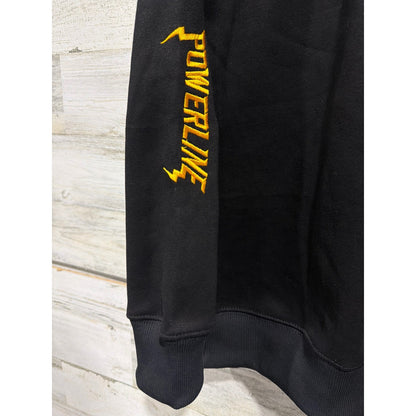 Powerline Goofy Sweatshirt Women Oversized Medium Black Disneycore EUC3