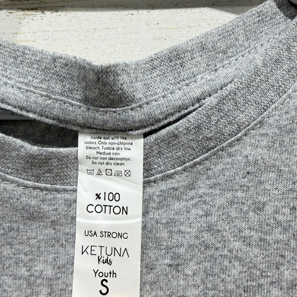 Ketuna Kids T-Shirt Boys Youth S Gray Andy Toy Story Graphic Disneybound EUC2