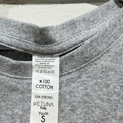 Ketuna Kids T-Shirt Boys Youth S Gray Andy Toy Story Graphic Disneybound EUC2