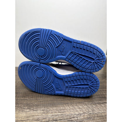 Nike Dunk Low Boys Size 4Y Blue Black White Grey Gradient Streetwear EUC5