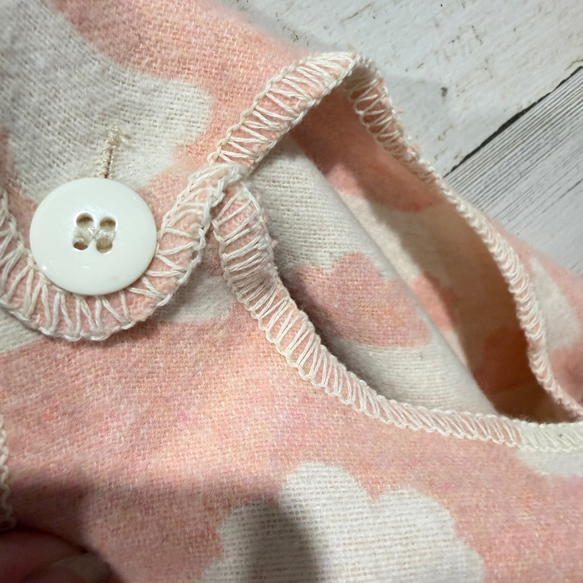 David Fussenegger Sleep Sack Girls 0-12M Pink Cloud Flannel Sleepy NWT2
