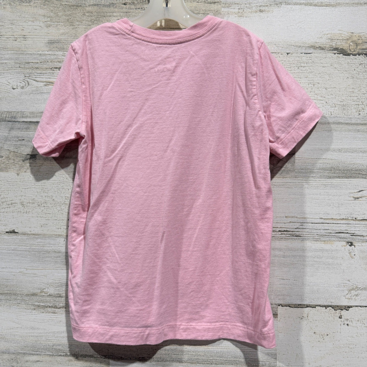 Nike T-Shirt Kids Small Pink Short Sleeve Logo Athletic Sportswear EUC5