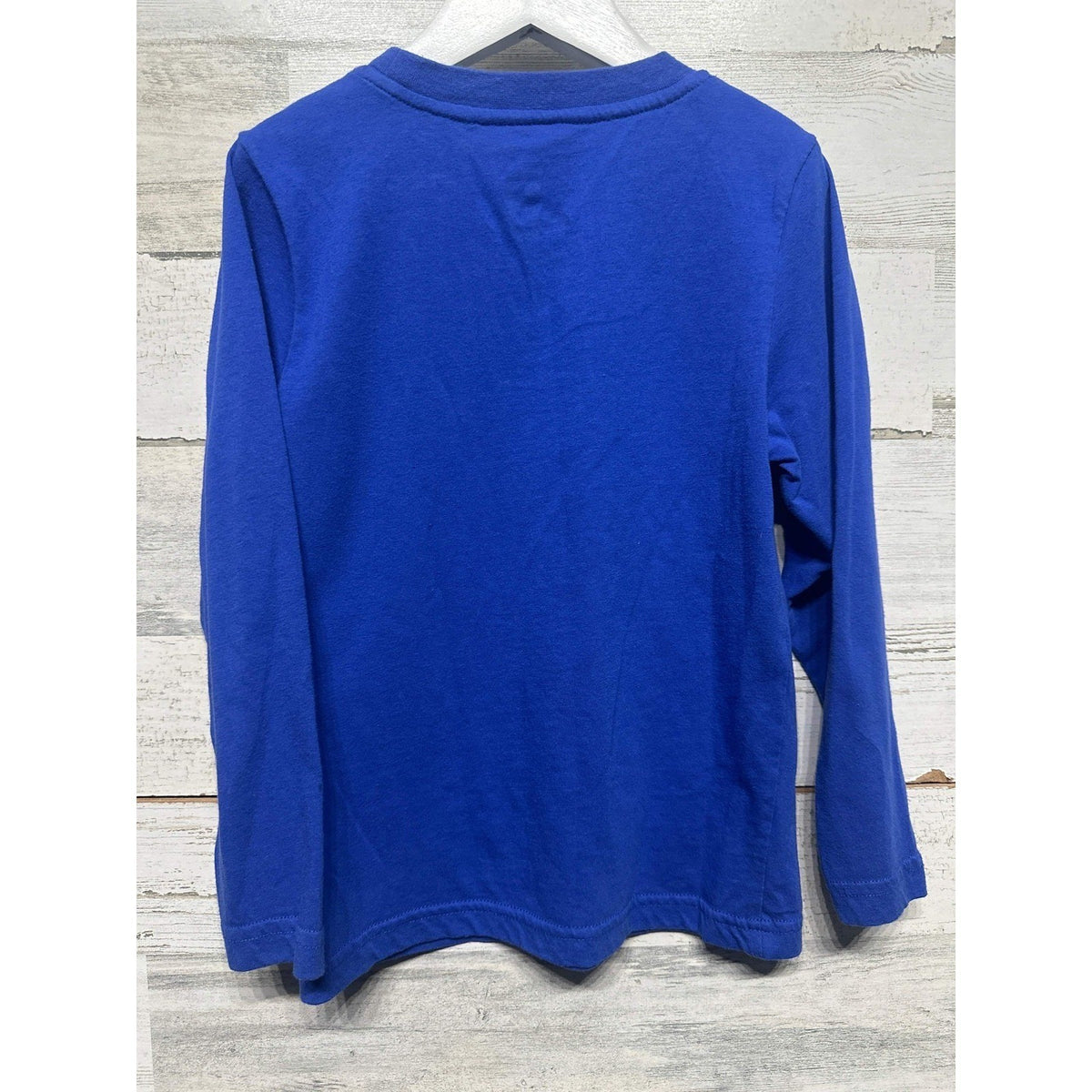 PlayStation Graphic Long Sleeve T-Shirt Boys XS Blue Retro Console EUC1