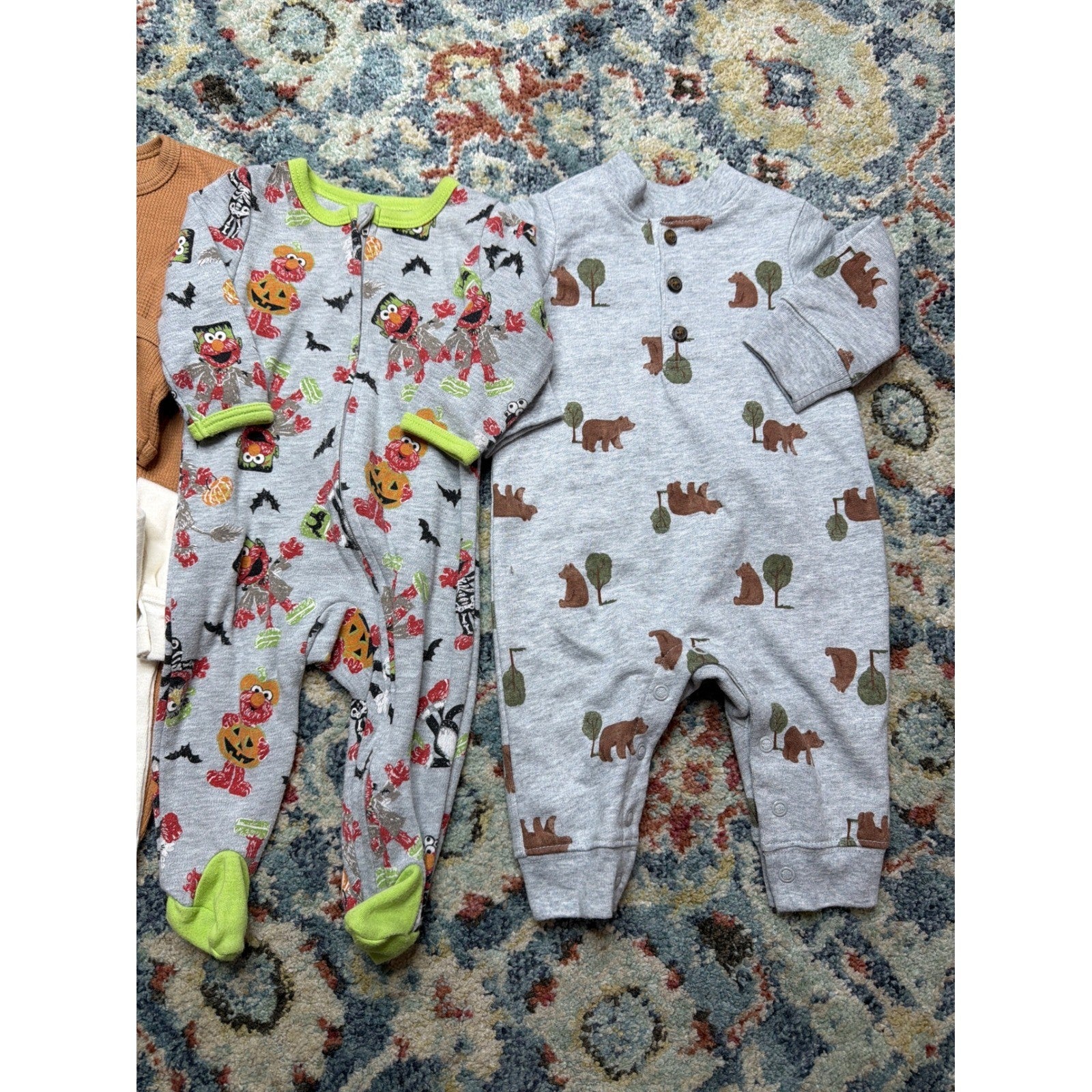 Old Navy Carter's Sleepers Rompers 6 Pieces Boys 0-3M Fall Halloween Bundle2
