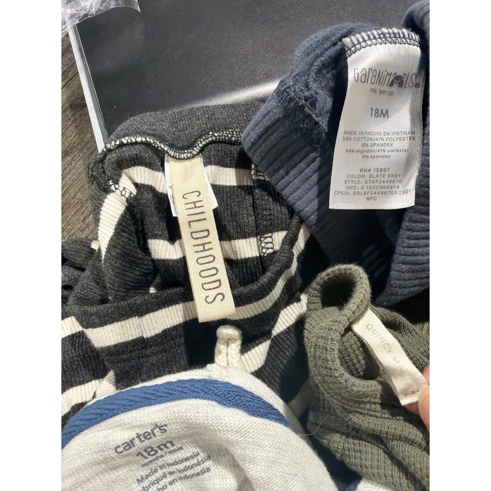 Childhoods Quincy Mae Easy Peasy Bundle 18-24M Earthy Neutral Ribbed Knit Basics6