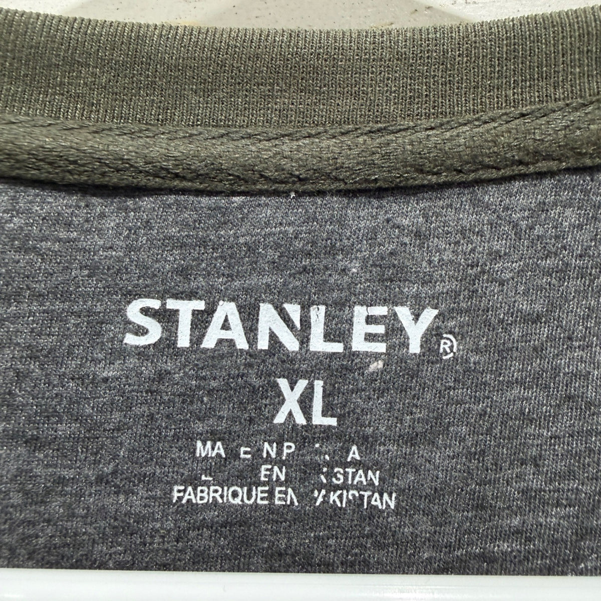 Stanley Waffle Knit Thermal Shirts Men XL Green Black Workwear3