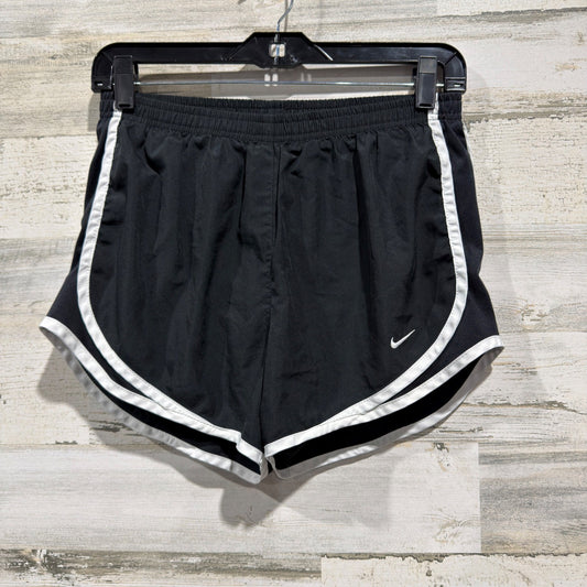 Nike Tempo Running Shorts Womens Small Black White Polyester Athletic0
