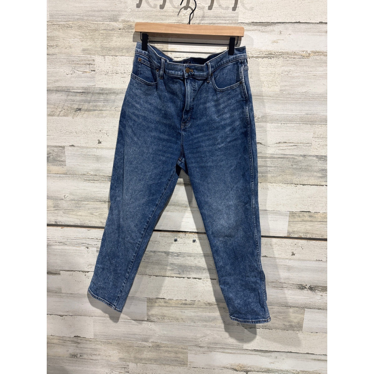 J.Crew Jeans Women 31 Dark Wash Straight Leg High Rise Classic Vintage EUC0