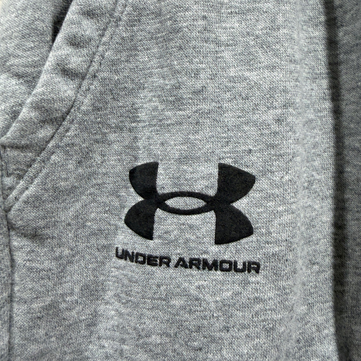 Under Armour Rival Fleece Joggers Women XS Gray Cotton Blend Activewear Sweats2