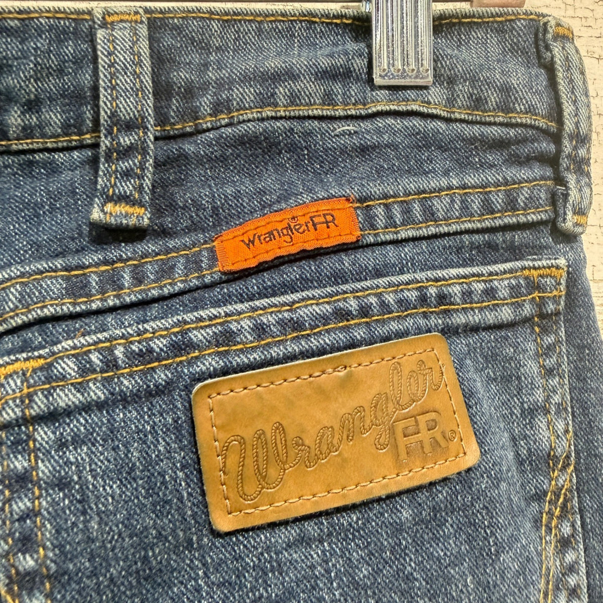 Wrangler FR Jeans Men 36x30 Blue Advanced Comfort Flame Resistant HRC2 Work5