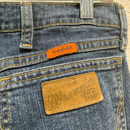 Wrangler FR Jeans Men 36x30 Blue Advanced Comfort Flame Resistant HRC2 Work5
