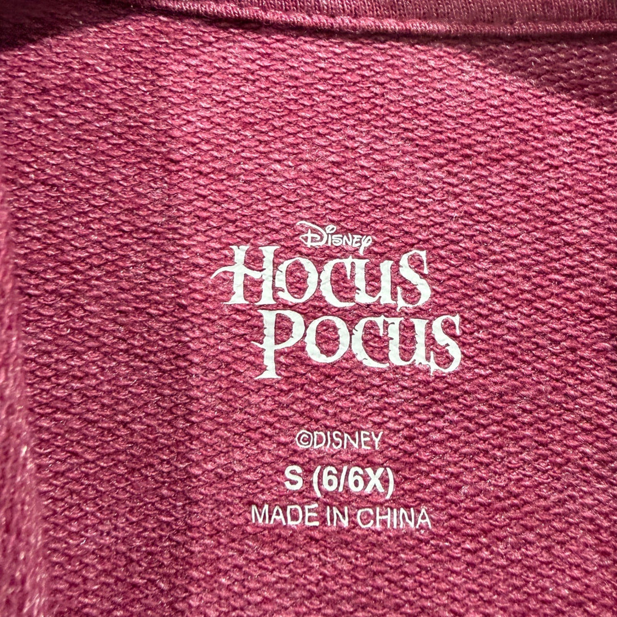 Disney Hocus Pocus Dress Old Navy Tee Set S 6/6X Burgundy Navy Cotton Blend3
