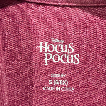 Disney Hocus Pocus Dress Old Navy Tee Set S 6/6X Burgundy Navy Cotton Blend3