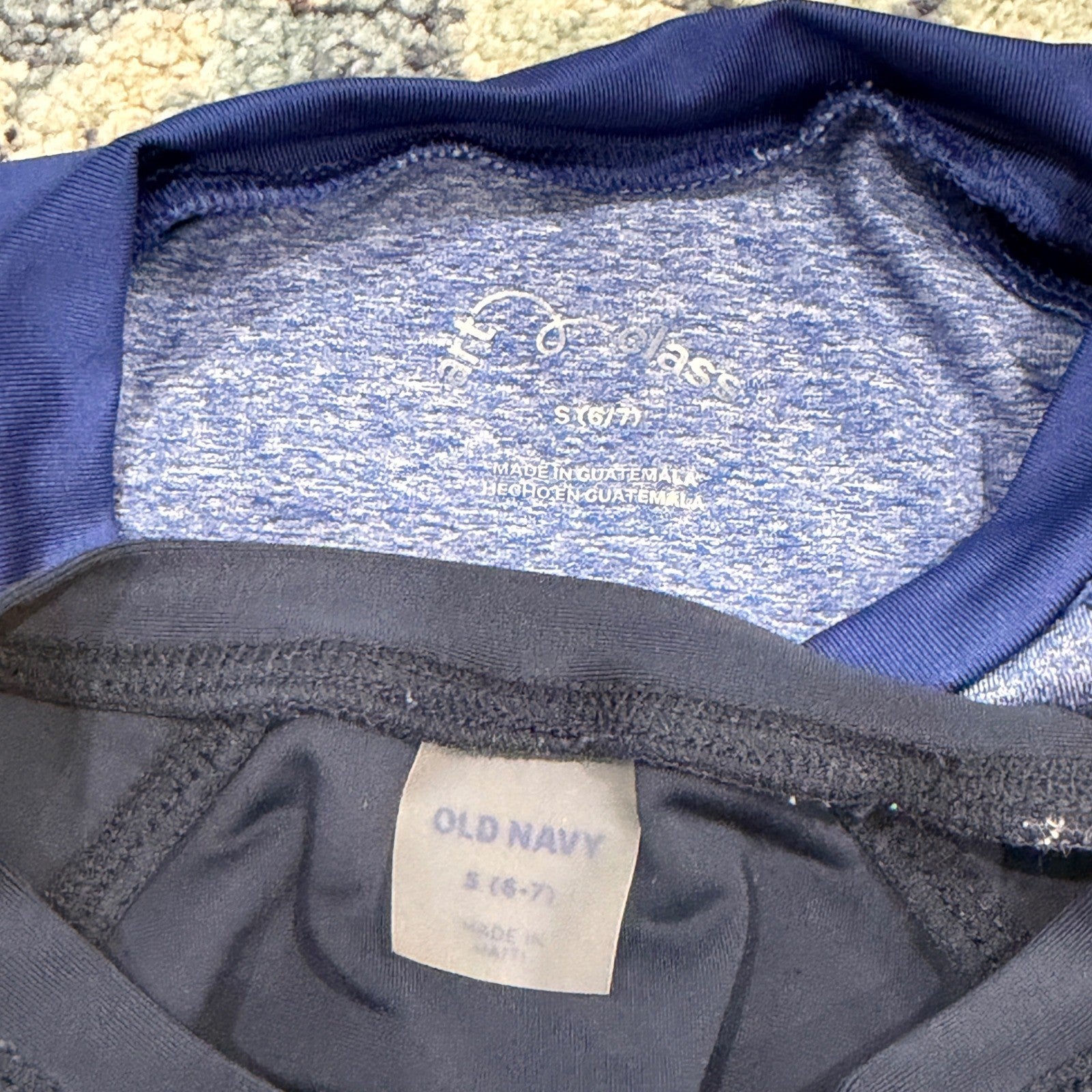 Old Navy Art Class OshKosh Boys Size 6-7 Bundle Swim Rash Guard Trunks Lot EUC4