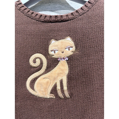 Gymboree Sweater Shirt Bundle Girls 5-6 5T Brown Cat Polka Dot y2k 2009 20102